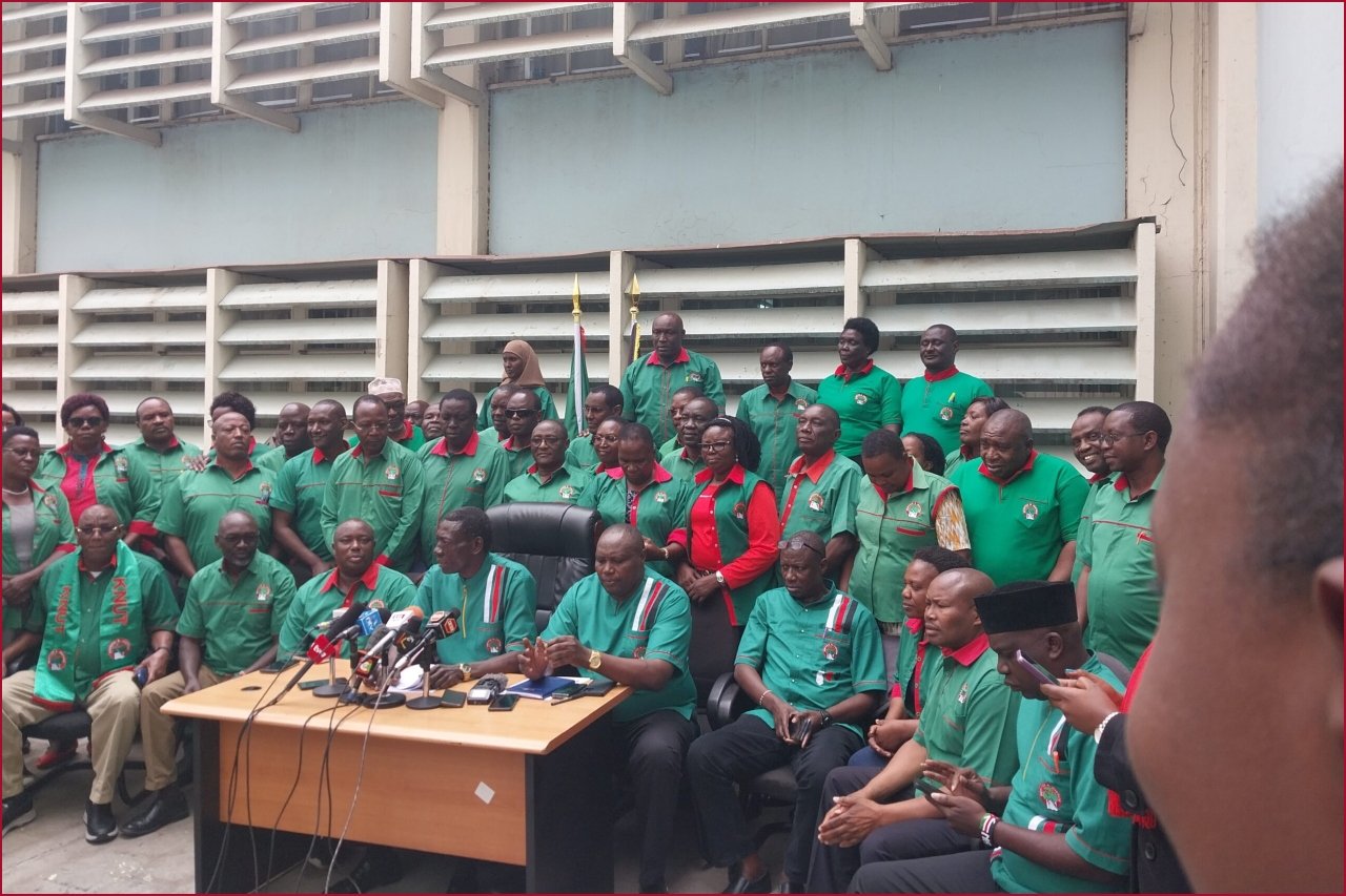KNUT officials in a past presser.